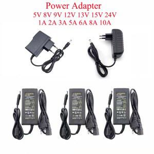 AC 220V DC 5V 6V 8V 9V 12V 13V 15V 24V LED 전원 공급 장치 어댑터 1A 2A 3A 5A 6A 8A 10A 전원 공급 장치 어댑터 220V 전원 공급 장치