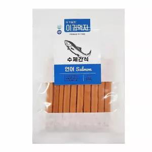 댕냥이 스틱형 연어 수제간식 100g 4개 노령견 노견 건강한 노견간식