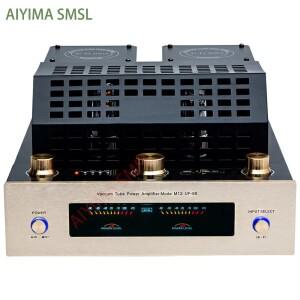 AIYIMA SMSL 6K3P HI-FI 4.2 블루투스 160W 2.0 진공관 앰프는 USB SD 사운드 파워 오디오를 지원