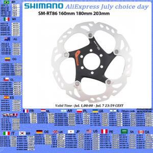 Shimano XT SM-RT86 SLX MTB 디스크 브레이크 용 6 볼트 손톱 160mm 203mm 로터