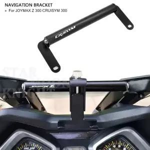 CRUISYM 300 용 SYM JOYMAX Z 300 용 바이크 오토바이 앞 유리 마운트 네비게이션 브래킷 GPS 스마트 폰 액