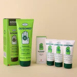 오리지날 핸드크림 250ml 1개 + 무향 50ml 3개 독일 글리소메드 핸드로션 대용량 선물 포장 고보습