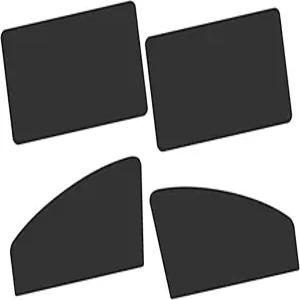 컬리시 4 PCS 자동차 창문 그늘막 라이트 블록 프라이버시 커튼 단열 측면 암막 커버 대부분의 차량을 위한