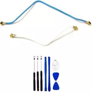 삼성 갤럭시 S8 G950U 미국 버전용 2pcs/세트 신호 안테나 플렉스 케이블 교체 수리 부품 툴 키트 포함