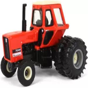 ERTL 1/64 앨리스 챌머스 7045(캡 리어 듀얼 및 다이아몬드 트레드 프론트 타이어 포함) 16426