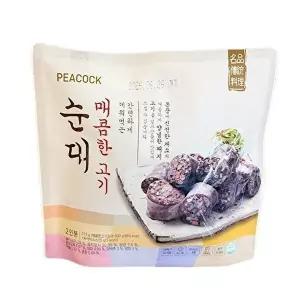 [셀러허브 식품]피코크 매콤한 고기 순대 515g x 1개 아이스박스포장 po404391 (51054795)