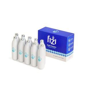 크림라이트 피지 8g CO2 카트리지 | 충전기 탄산수 최대 14.5 floz까지 탄산수 1개 | 피지 GO 및 호환 가능한 휴대용 소다 사이펀용 식품 등급 CO2 충전기 | 10개