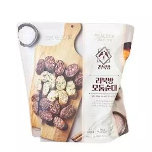 [셀러허브 식품]피코크 리북방 모둠순대 750g x 1개 아이스박스포장 po404392 (51054796)