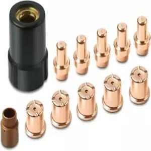 이스트우드 버사컷 40 커터 토치 40Amps 트라피메 CB50 플라즈마 절단 소모품 키트 전극+팁+스월링+쉴드컵