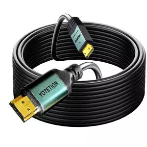 YOTETION 미니 HDMI에서 케이블 40FT 고속 4K 60Hz 2.0 코드 카메라 캠코더 태블릿 및 그래픽/비디오 카드