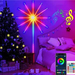 무드등 줄조명 인테리어 간접 LED 무선 조명등 수면 우주빔 램프 스탠드 RGBIC 불꽃놀이 LED 스트립 라이트