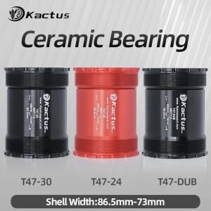 자전거 바텀 브래킷 세라믹 베어링 BB T47 스레드 86.5mm 트렉  SRAM Mtb 로드 바이크 크랭크셋 센터 무브