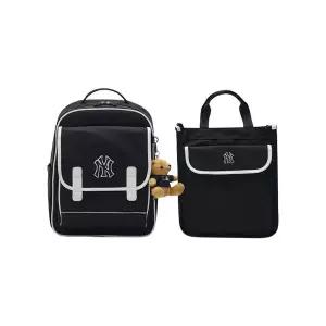 [아웃도어스/MLB]MLB 키즈 신학기 가방 + 신주머니 세트 7ABKB014N-50BKS