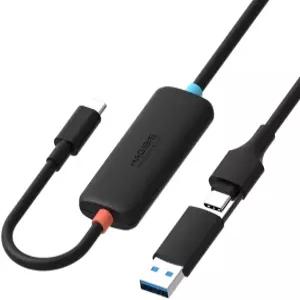 스위치2용 Hagibis USB3.0 비디오 캡처 카드 C에서 C로 1080P@60fps 차량 퀘스트 3 VR PS4/5 ROG 앨리 스팀