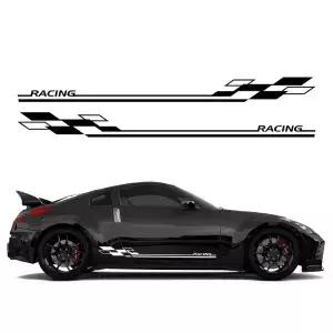 닛산 350Z 370Z Z카 페어레이디 Z33 Z34 레이싱 스포츠 자동차 액세서리용 차량 도어 사이드 스티커 비닐