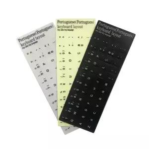 포르투갈어 키보드 스티커 문자 벳 레이아웃 Autocoles de Teclado em