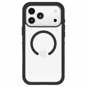 오터박스 디펜더 프로 XT 클리어 MAGSAFE 케이스와 호환 /카메라 컨트롤 폰 17 맥스 다크 사이드(블랙)