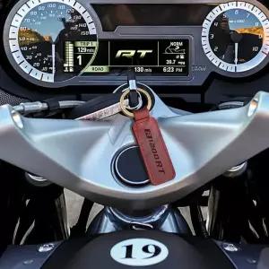 Motorrad R200RT R200 용 오토바이 소 가죽 키 체인 링에 적용 가능