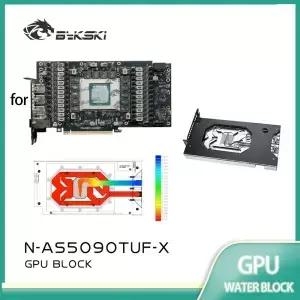 Bykski NAS5090TUFX GPU 워터 블록 ASUS TUF GAMING GeForce RTX 5090 D 32GB 비디오 카드용 / 0.3 제트