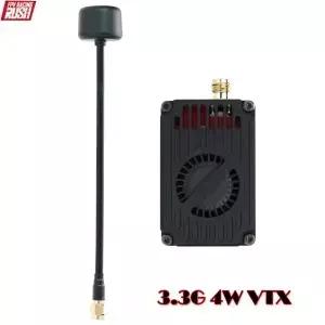 RUPV 오버슈트 33G 4W VTX IRC 트램프 프로토콜 지원 비디오 송신기 33GHz 안경 VRX 모듈 FPV 장거리 드론
