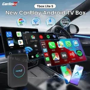 CarlinKit 안드로이드 TV 박스 무선 자동 CarPlay 어댑터 HDMI USB A 5 in 1 스마트 카 Ai OEM 자동차 듀얼