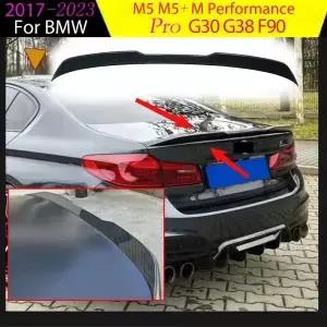 BMW G30 G38 F90 M5 + M 성능 프로 스타일 20172023 플레이트 바디 키트 튜닝 자동차 부품 용 뒷 트렁크