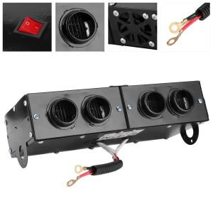 자동차 제상기 디미스터 히팅 팬 히터 디포거 4홀 12V 800W