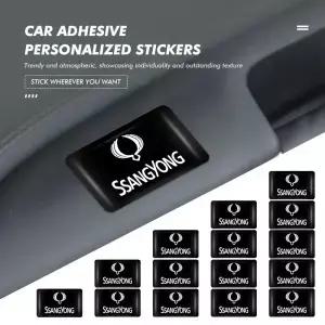 자동차 장식 스티커 인테리어 배지 스타일링 데칼 액세서리 쌍용 액티언 스포츠 코란도 렉스턴 카이런