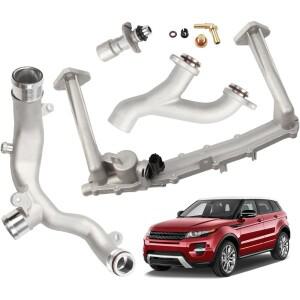 랜드로버 로버 LR4 재규어 XJ XF XE F-타입 F-페이스용 업그레이드된 냉각수 파이프 시스템 LR109401 LR049