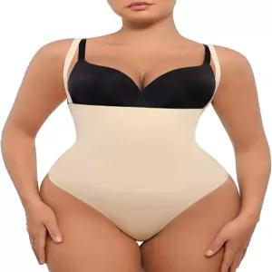 필인걸 끈 쉐이프웨어 배 조절 여성용 심리스 파자 바디 셰이퍼 팬티 속옷