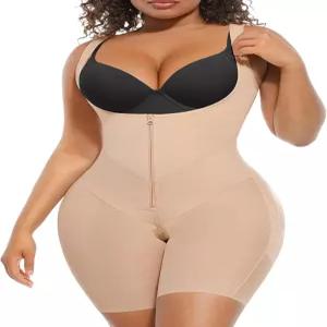 필린걸 파하스 콜롬비아나스 몰데도라스 버트 팅 셰이프웨어 배 조절 산후 파하 바디 셰이퍼와 지퍼 가랑이