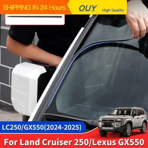 OUY 2024 랜드크루저 프라도 LC 250 1958 렉서스 GX 550 전면 윈드스크린 실링 스트립 소음 감소 액세서리