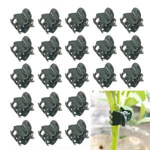 줄기 집게 100Pcs Garden Plant Clips Orchid Flowers Support Clamp Flower Vine Stem Clasp Tied Bundle Branch Tool