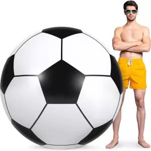 엘코호 60인치 풍선 비치볼 점보 축구공 수영장 파티 장식 수상 스포츠 경기 용품 가족 모임