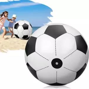 VOSAREA 거대한 풍선 축구공 - 야외 놀이를 위한 비치볼 폭파 풀 파티 정원 마당에서 즐기는 대형 물놀이
