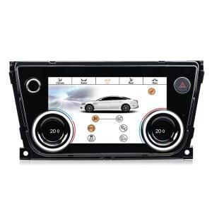 카플레이 모니터 디스플레이 carplay 네비게이션 재규어 XJL XJR 2010 2019용 디지털 LCD 터치스크린 에어컨 공조 패널 노브 포함 플러그 앤 플레이