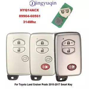 Jingyuqin Toyota Land Cruiser Prado 20102017 스마트 키 8990460561 314Mhz HYQ14ACX 용 원격 자동차 쉘