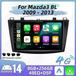 마쯔다 3 BL 20092013용 안드로이드 멀티미디어 GPS 네비게이션 카플레이 자동차 헤드 유닛 스테레오