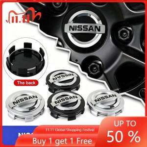 4개 56mm 자동차 휠 허브 센터 캡 림 커버 배지 스티커 (닛산 니스모 알메라 티다 쥬크 테아나 캐시카이 35