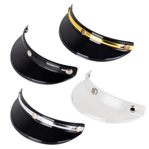 Motorcycle Face Shield Visor Retro Vintage Helmet Brim Style Accessories For 4 Colors