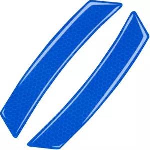 유픽지 2PCS 차량용 반사 트림 사이드 마커 스티커 리플렉터 오토 휠 눈썹 데칼 SUV 픽업트럭용 범퍼 경고