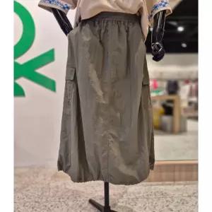 베네통 밴딩 카고벌룬스커트 BASK59531
