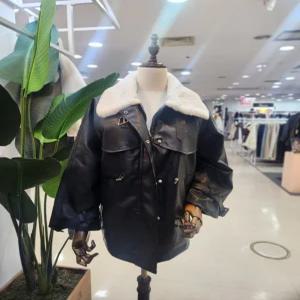 [멜로디가든]멜로디가든 여성 인조가죽 라이더자켓 롱점퍼 M4WBR116