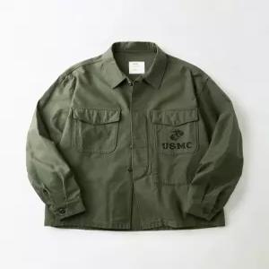 아웃스탠딩 OS26SSJK2 케이투1OG 사파리자켓 캐주얼 P-56 BACK SATIN JACKET_OLIVE GREEN