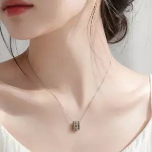 다이아 롱델 링 펜던트 목걸이 볼 천연 랩 루미 기념일 선물 생일 고급 기념일 데일리