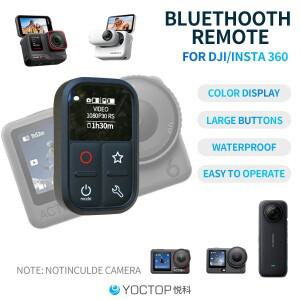 YOCTOP은 DJI호환 스포츠 카메라 블루투스 리모컨과 호환되며  Action6/5 Pro/4 Osmo360 컨트롤러 액세서리