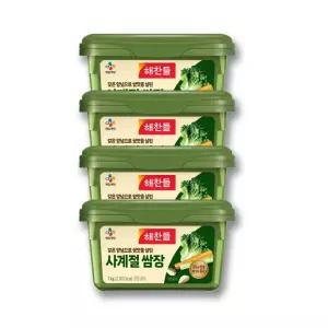 해찬들 사계절 쌈장 1kg 4개