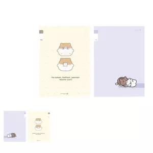뮤 무제 초등 공책 준비물 디자인랜덤 21줄 B 노트 학교 3-6