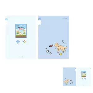 뮤 디자인랜덤 준비물 학교 초등 공책 A 노트 21줄 무제 3-6