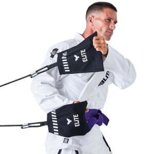 엘리트 스포츠 주짓수 그립 트레이너 시뮬레이션 기 - BJJ MMA 유도 및 그래플링 훈련을 위한 저항 밴드 그립 근력 트레이너